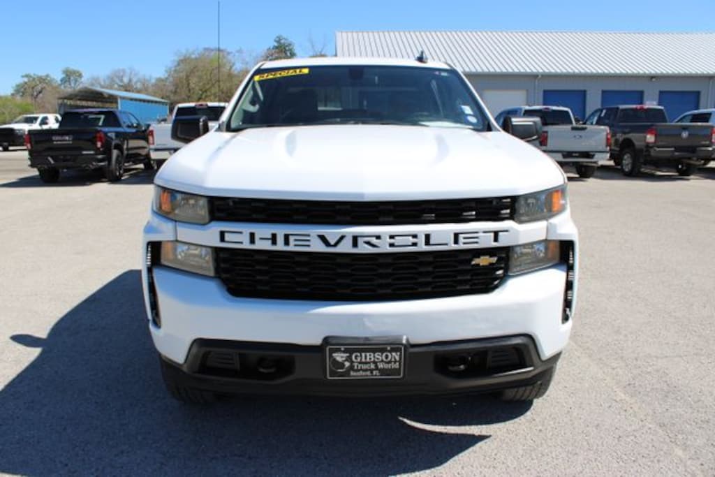 Used 2020 Chevrolet Silverado 1500 Custom Crew Cab Lifted 4x4 Truck