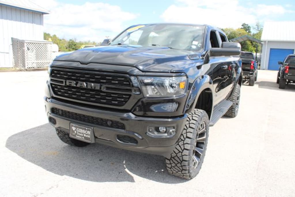 Used 2023 Ram 1500 Big Horn Night Edition Crew Cab 6inch Lifted 4x4 Truck