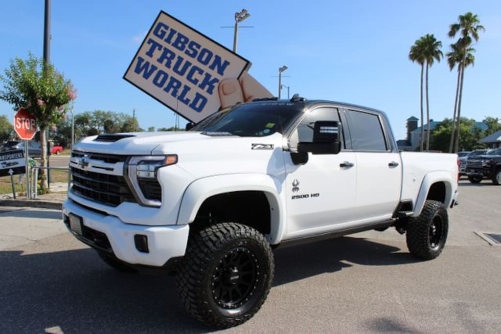 Used 2024 Chevrolet Silverado 2500HD LTZ Plus Z71 Crew Cab Black Widow 6inch Lifted 4x4 Truck