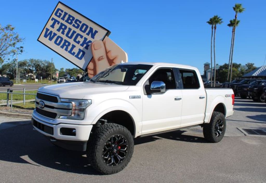 Used 2018 Ford F-150 Platinum Crew Cab 6inch Lifted 4x4 Truck