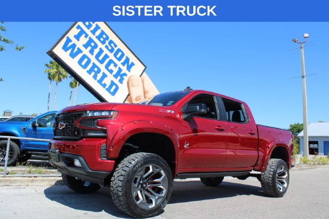 Used 2024 Chevrolet Silverado 1500 RST Z71 Crew Cab Black Widow 6inch Lifted 4x4 Truck for Sale near Lake Mary, FL, at Gibson Truck World