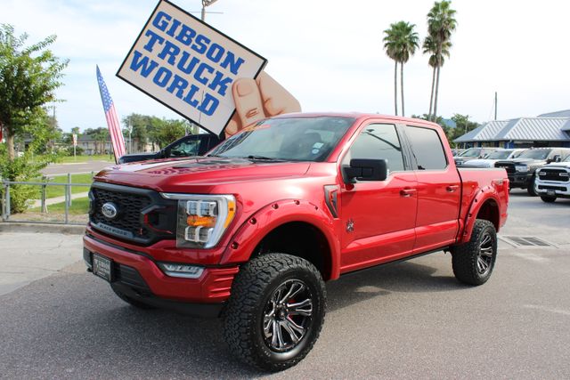Used 2022 Ford F-150 XLT Sport FX4 Crew Cab Black Widow 6inch Lifted 4x Truck for Sale near Lake Mary, FL, at Gibson Truck World
