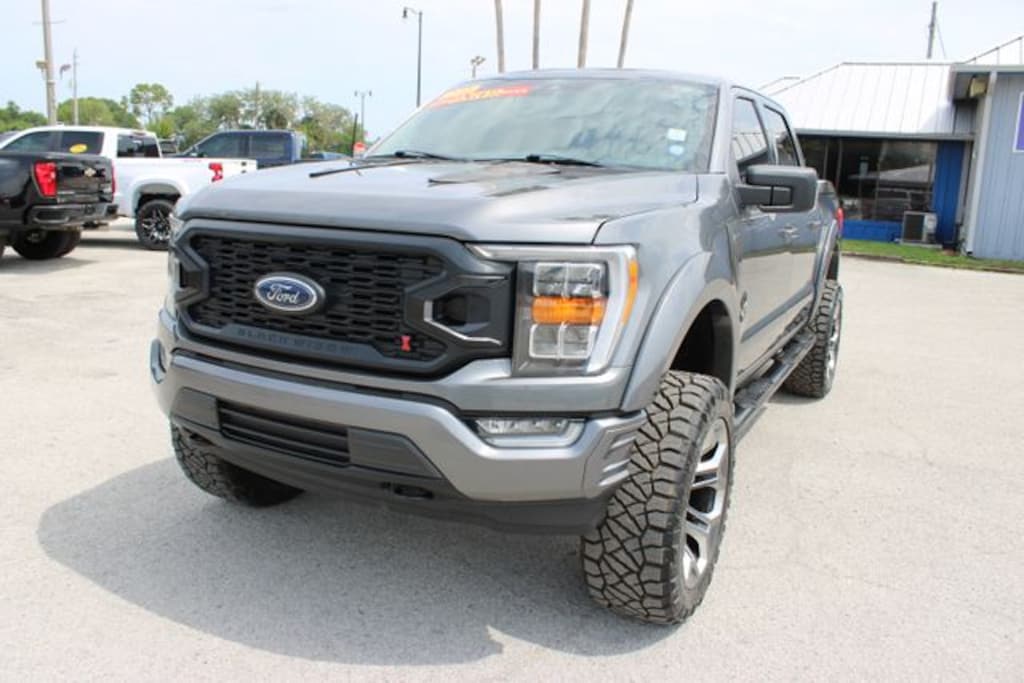 Used 2022 Ford F-150 XLT Sport FX4 Black Widow 6inch Lifted 4x4 Truck