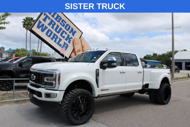 Used 2026 Ford F-450 Platinum Plus Crew Cab Lifted 4x4 Truck for Sale near Lake Mary, FL, at Gibson Truck World