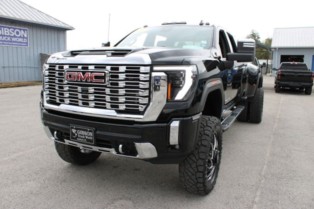 Used 2024 GMC Sierra 3500HD Denali Crew Cab Dually 8inch Lifted 4x4 Truck