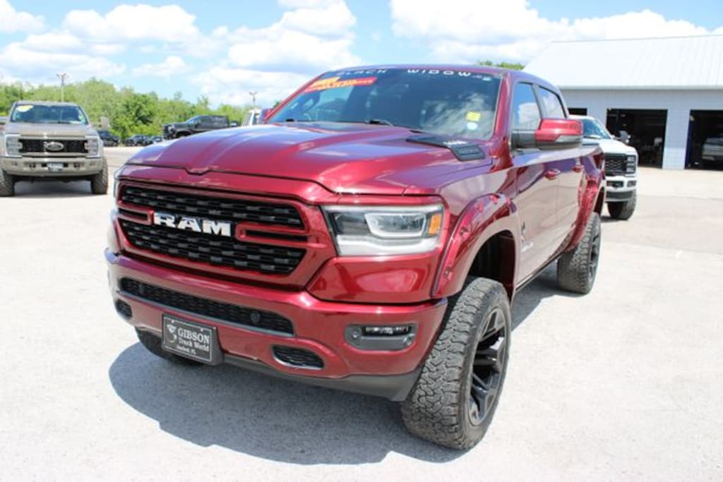 Used 2023 Ram 1500 Big Horn Sport Crew Cab Black Widow 6inch Lifted 4 Truck