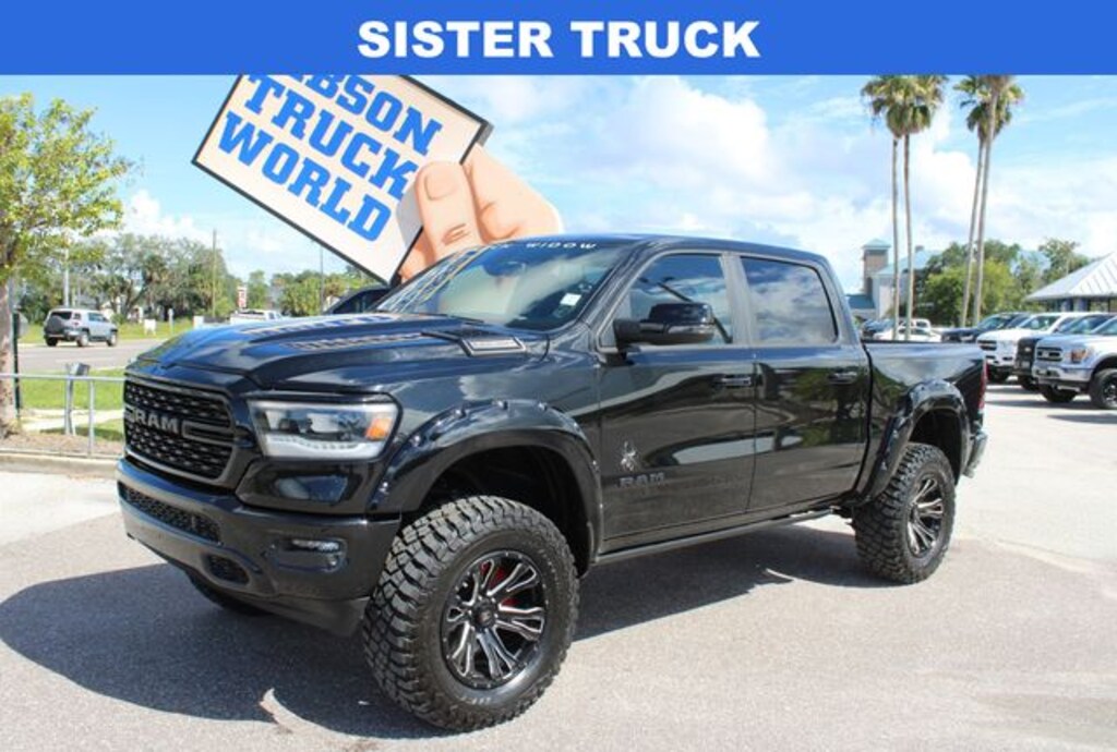 Used 2022 Ram 1500 Big Horn Sport Black Widow 6inch Lifted 4x4 Truck
