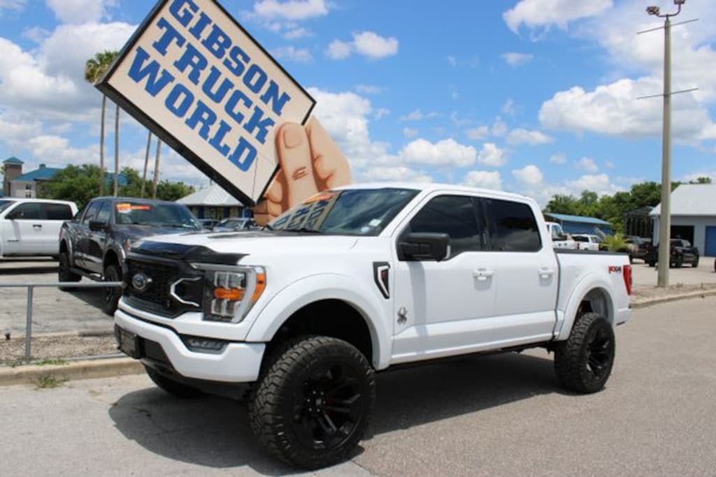 Used 2023 Ford F-150 XLT Sport Crew Cab Black Widow 6inch Lifted 4x4 Truck