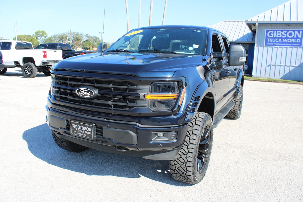 Used 2024 Ford F-150 XLT Black Appearance 6inch Lifted FX4 Truck