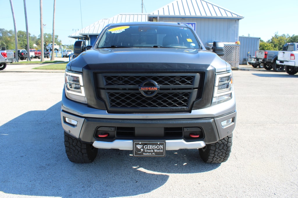 Used 2021 Nissan Titan PRO-4X Crew Cab 6inch Lifted 4x4 Truck