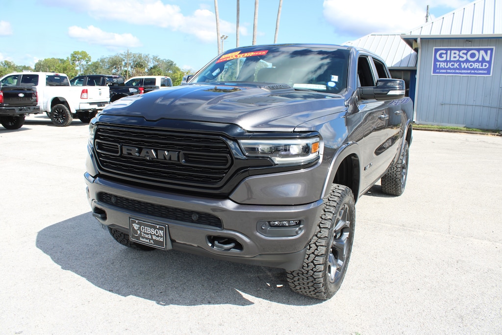 Used 2021 Ram 1500 Limited Night Edition 6inch Lifted 4x4 Truck
