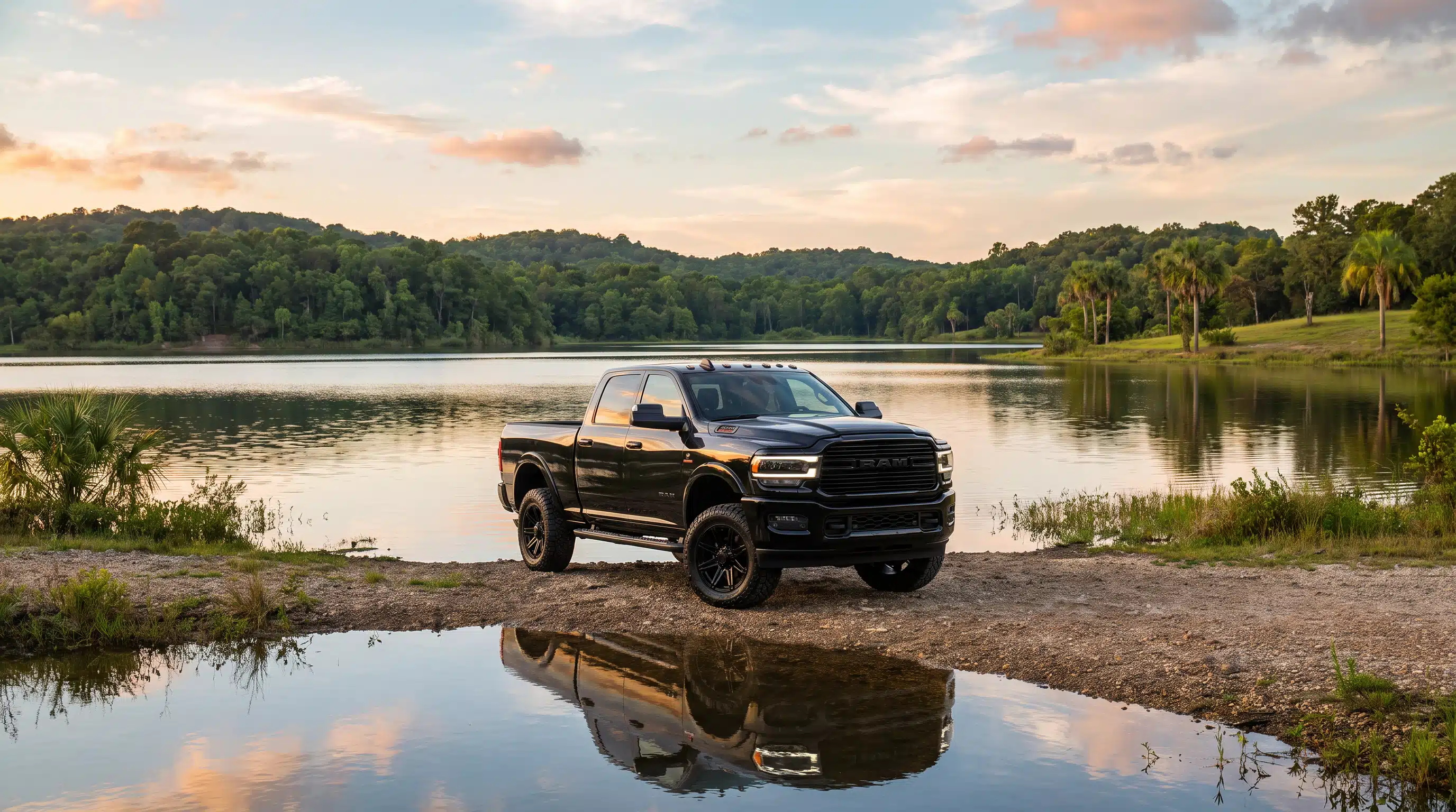Lifted RAM 1500 at Gibson Truck World in Sanford, FL