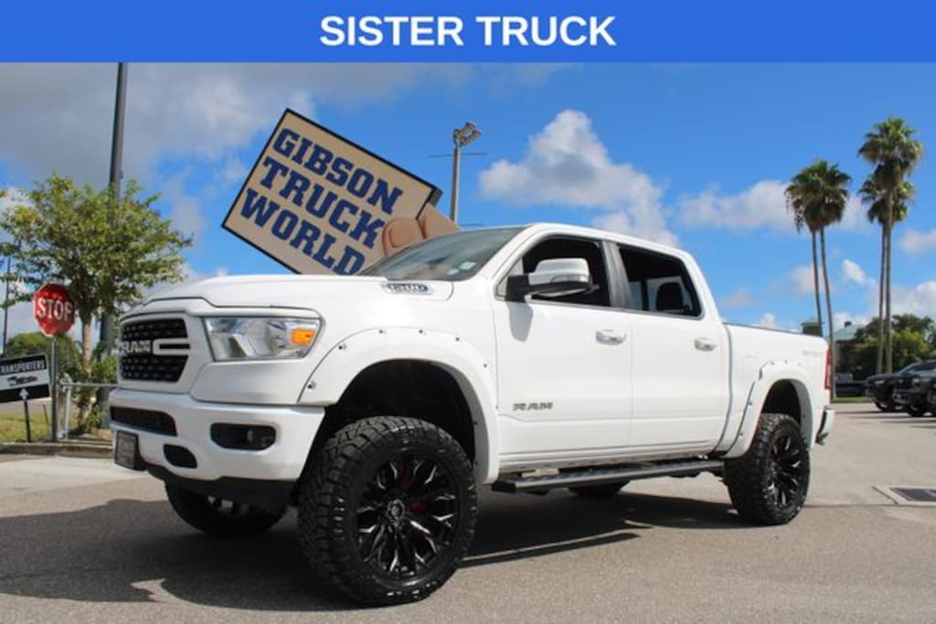 Used 2022 Ram 1500 Big Horn Crew Cab 6inch Lifted 4x4 Truck