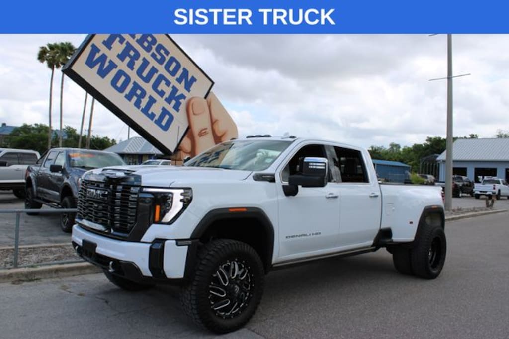 Used 2024 GMC Sierra 3500HD Denali Ultimate Crew Cab 6inch Lifted Dually 4x4 Truck