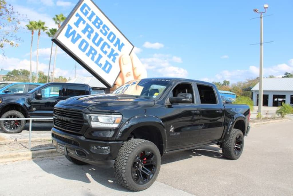 Used 2023 Ram 1500 Laramie Sport Black Widow 6inch Lifted 4x4 Truck