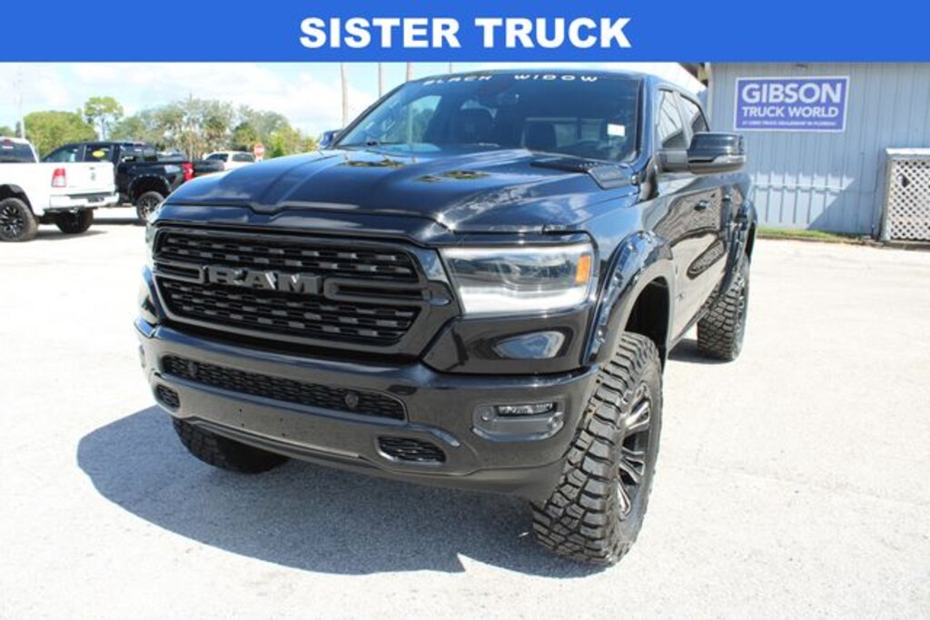 Used 2022 Ram 1500 Big Horn Sport Black Widow 6inch Lifted 4x4 Truck