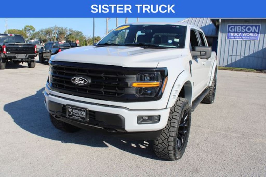 Used 2024 Ford F-150 XLT Black Appearance FX4 Crew Cab 6inch Lifted 4x4 Truck