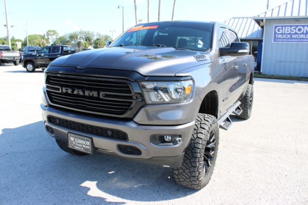 Used 2021 Ram 1500 Big Horn Crew Cab Night Edition 6inch Lifted 4x4 Truck