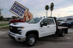 Used 2025 Chevrolet Silverado 3500HD Crew Cab Flatbed Dually 4x4 Truck for Sale in Sanford, FL, at Gibson Truck World
