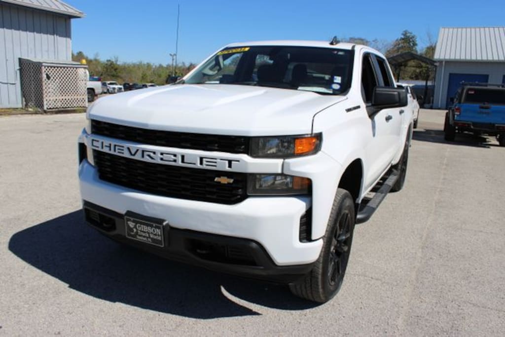 Used 2020 Chevrolet Silverado 1500 Custom Crew Cab Lifted 4x4 Truck