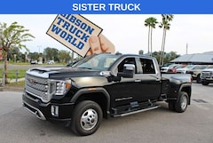 Used 2023 GMC Sierra 3500HD Denali Ultimate Crew Cab Dually 4x4 Truck for Sale in Sanford, FL, at Gibson Truck World
