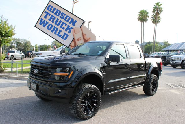 Used 2024 Ford F-150 XLT Black Appearance Crew Cab 6inch Lifted 4x4 Truck for Sale near Lake Mary, FL, at Gibson Truck World