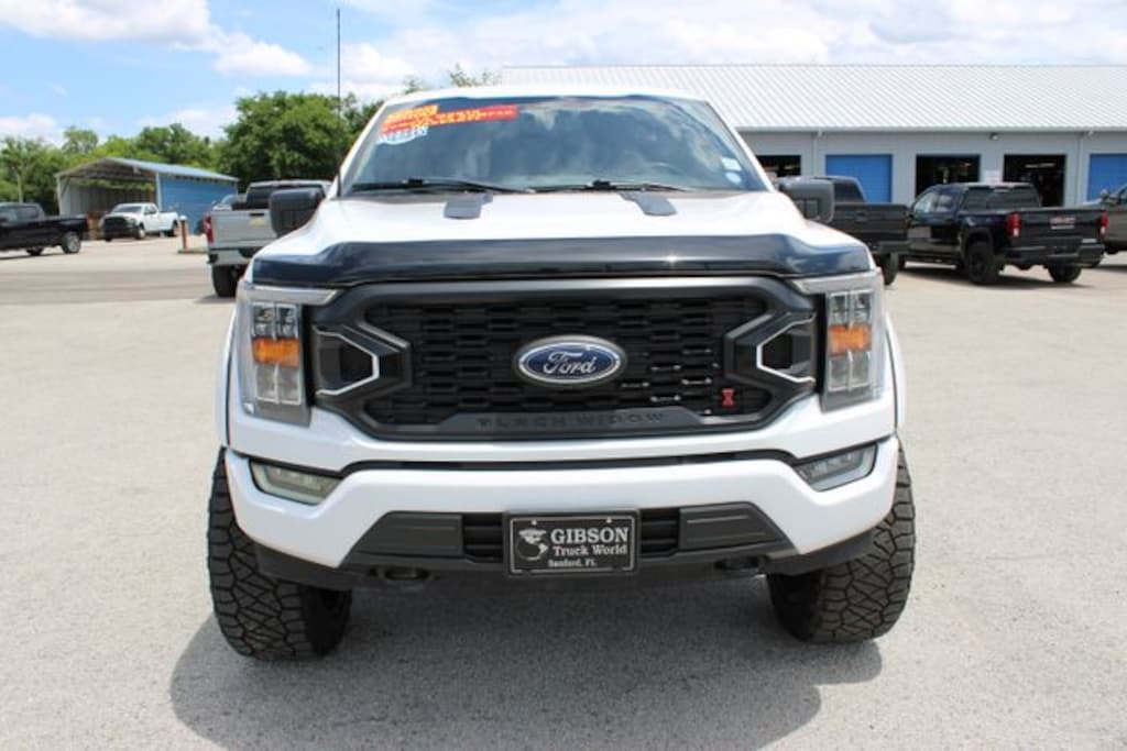 Used 2023 Ford F-150 XLT Sport Crew Cab Black Widow 6inch Lifted 4x4 Truck