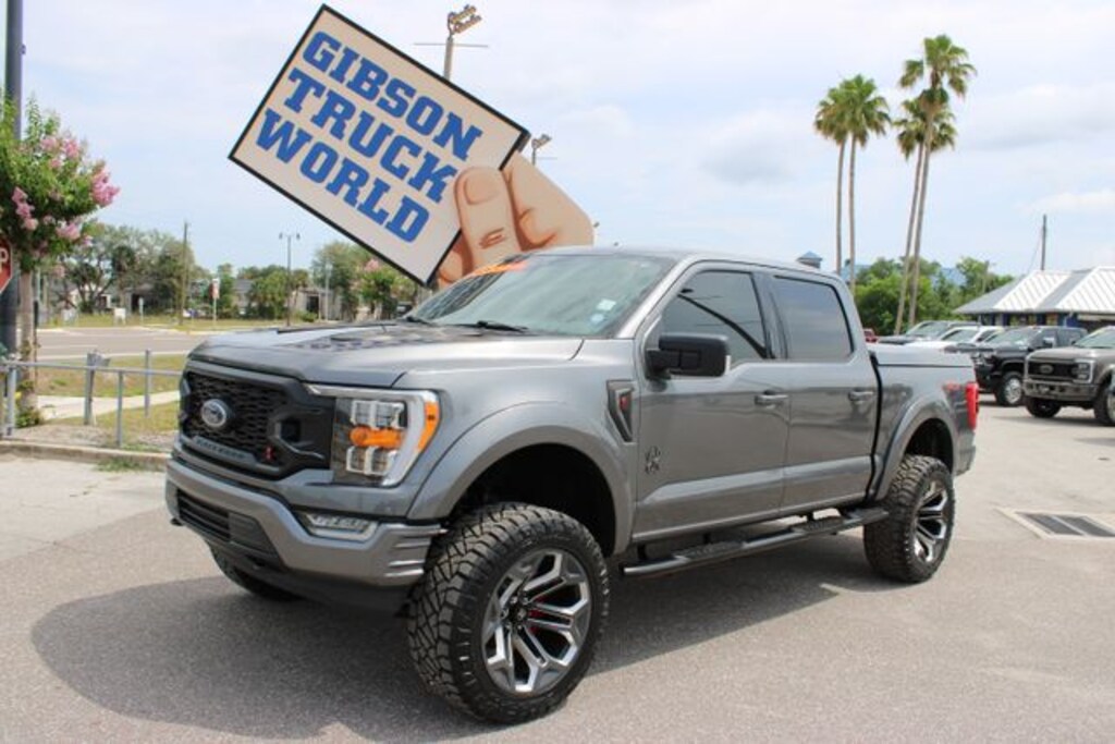 Used 2022 Ford F-150 XLT Sport FX4 Black Widow 6inch Lifted 4x4 Truck
