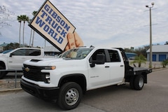 Used 2025 Chevrolet Silverado 3500HD Crew Cab Flatbed 4x4 Truck for Sale in Florida at Gibson Truck World