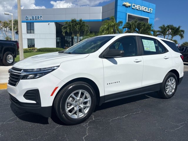 Used 2022 Chevrolet Equinox LS with VIN 3GNAXHEV7NS179504 for sale in Okeechobee, FL
