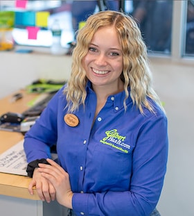 Staff member Meghan Woodhouse from 75aabe91f4d1