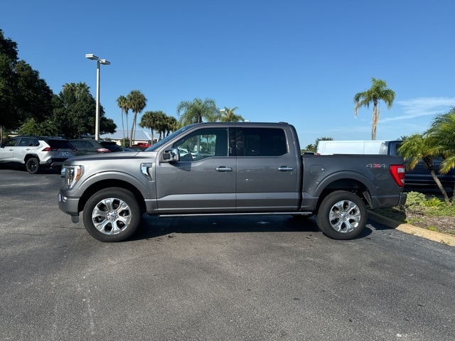 Used 2021 Ford F-150 Platinum with VIN 1FTFW1E85MFA79360 for sale in Okeechobee, FL