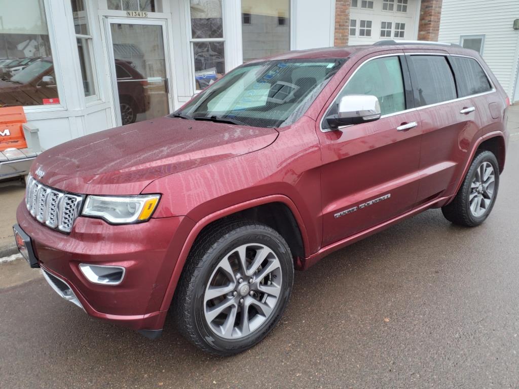 Used 2018 Jeep Grand Cherokee Overland with VIN 1C4RJFCG7JC453452 for sale in Sand Creek, WI