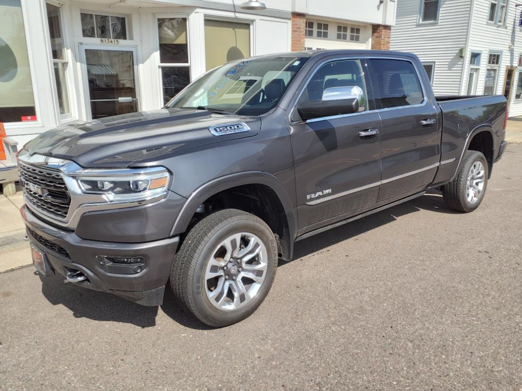 Used 2019 RAM Ram 1500 Pickup Limited with VIN 1C6SRFPT0KN675541 for sale in Sand Creek, WI