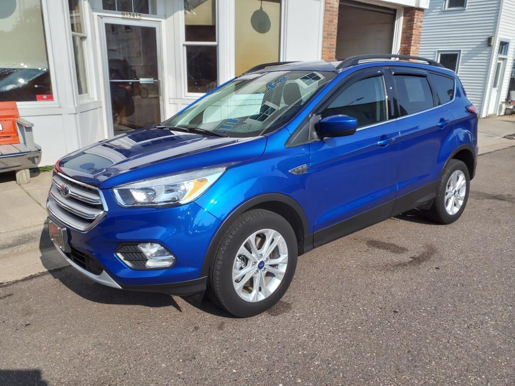 Used 2018 Ford Escape SE with VIN 1FMCU9GD5JUB25614 for sale in Sand Creek, WI