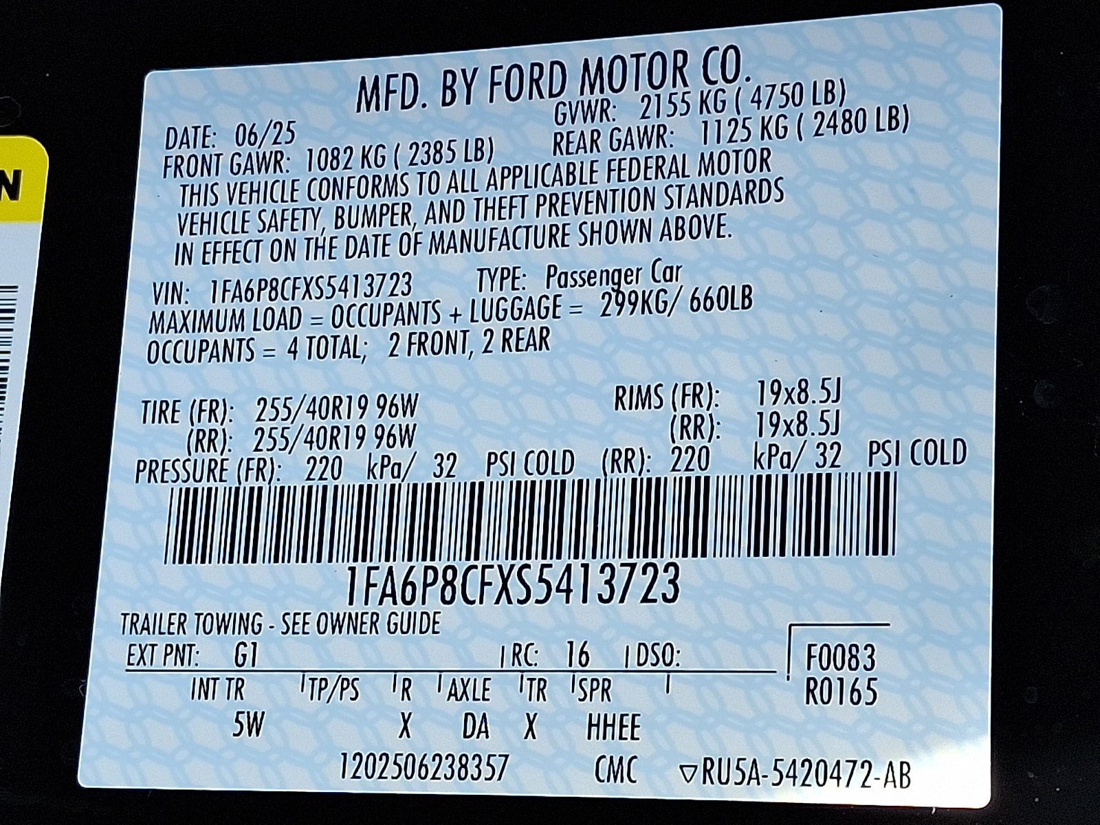 2025 Ford Mustang GT Premium Fastback - Photo 19