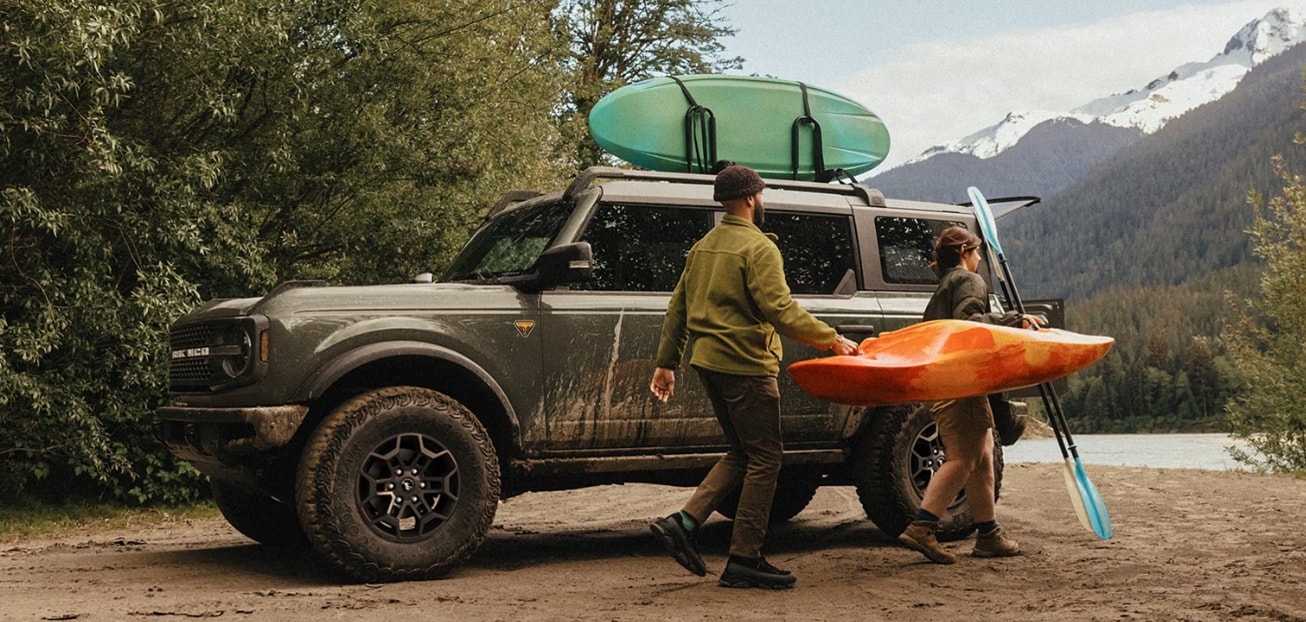 2026 Ford Bronco Sport towing a trailer in Lehigh Valley PA