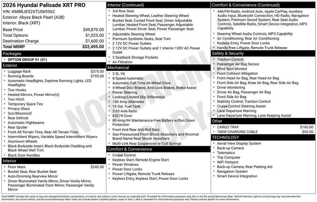 2026 Hyundai Palisade XRT Pro - Photo 25
