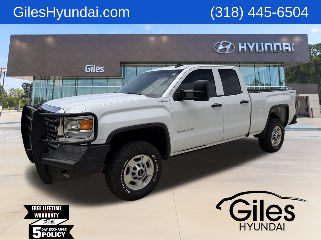 Summit White 2019 GMC Sierra 2500HD Pickup Truck Four-Wheel Drive 6-Speed Automatic Overdrive