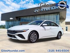 2025 Hyundai Elantra Hybrid Blue Sedan
