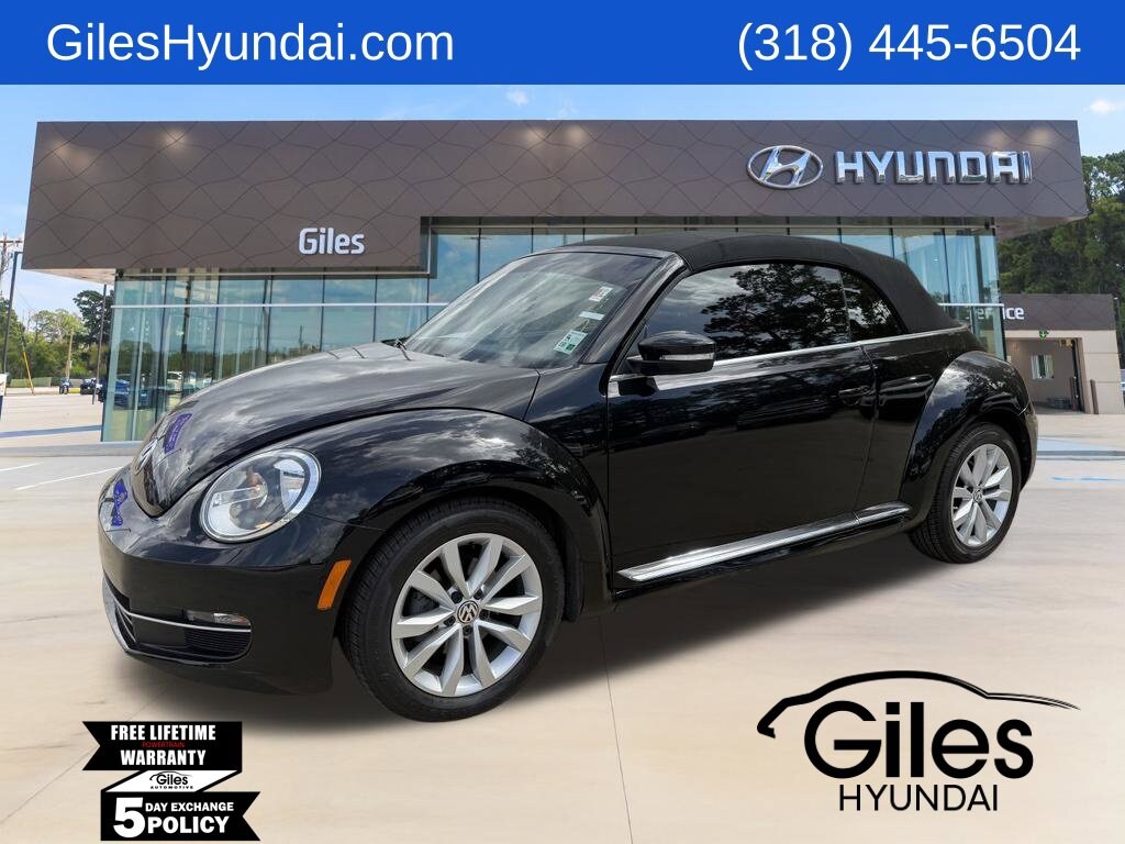 Black Uni 2014 Volkswagen Beetle Convertible Front-Wheel Drive 6-Speed Dual Clutch
