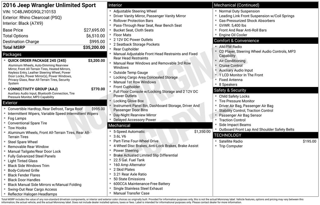 2016 Jeep Wrangler Unlimited Sport S - Photo 22