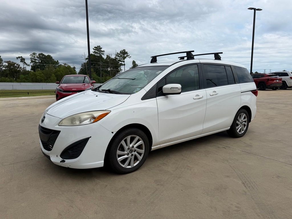 Crystal White Pearl 2015 Mazda MAZDA5 Minivan Front-Wheel Drive 5-Speed Automatic Overdrive