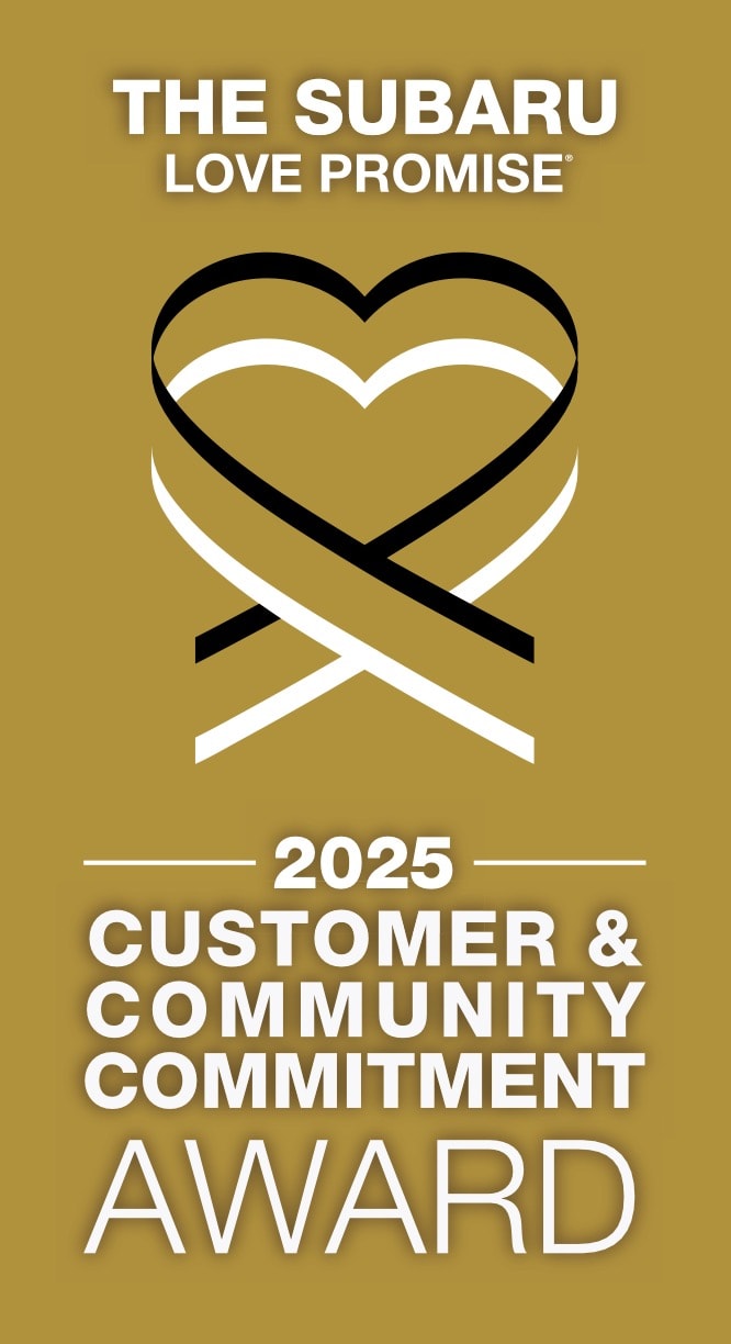 The 2025 Subaru Love Promise Customer and Community Commitment Award