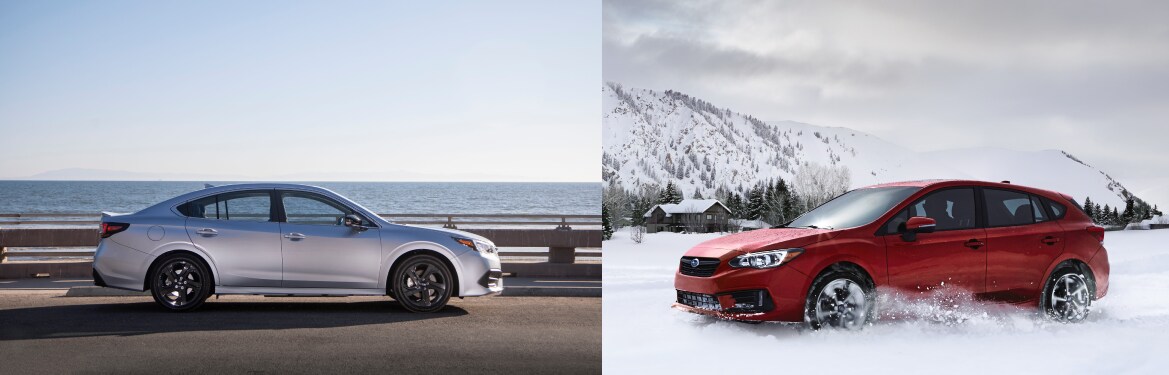 subaru impreza and legacy