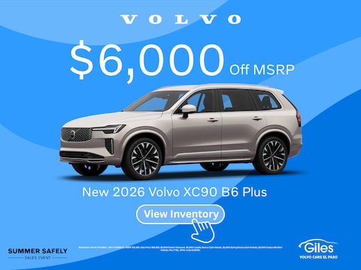 New Volvo Specials In El Paso, TX | Giles Volvo Cars El Paso