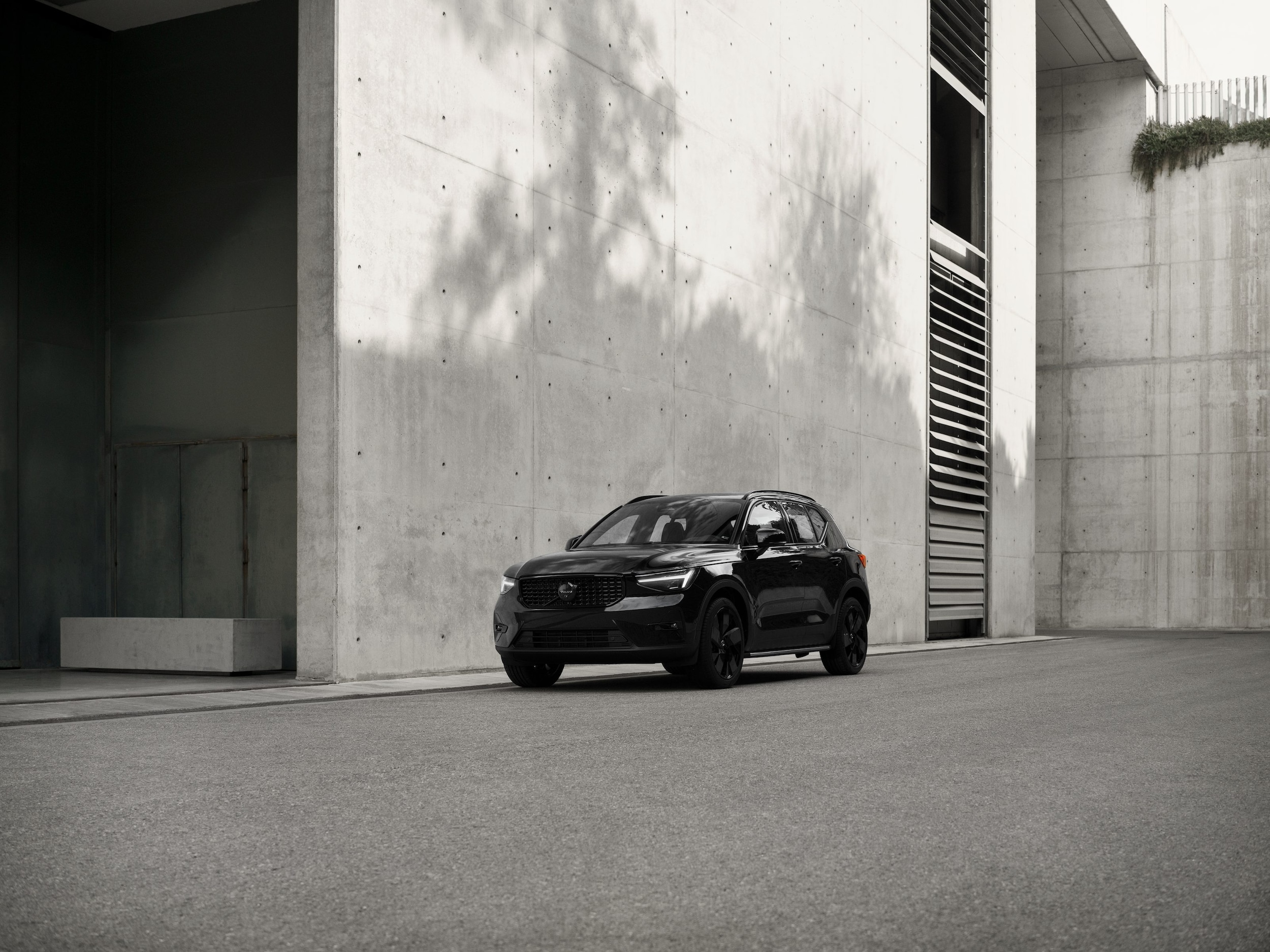 Parked Black Suv