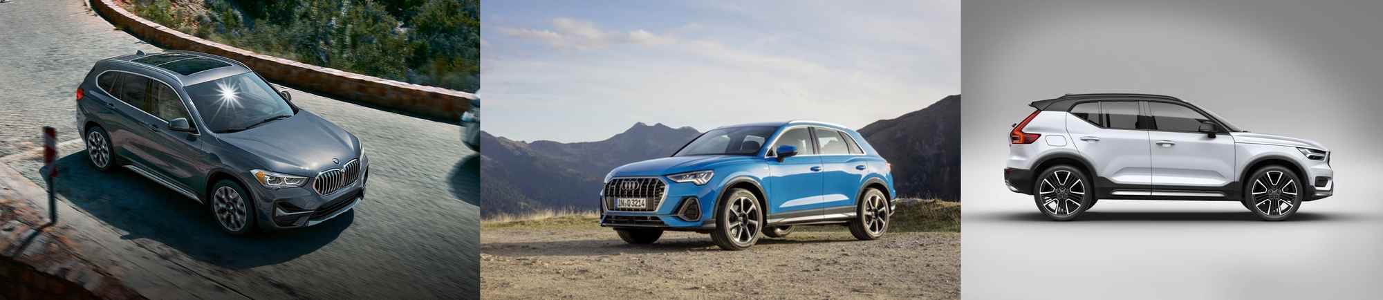 volvo xc40 bmw x1 and audi q3