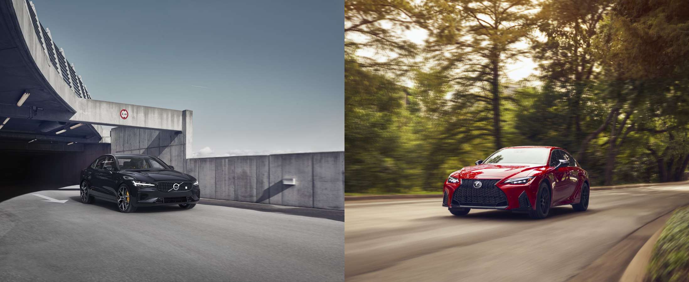 Volvo S60 and Lexus IS 350 F-Sport 