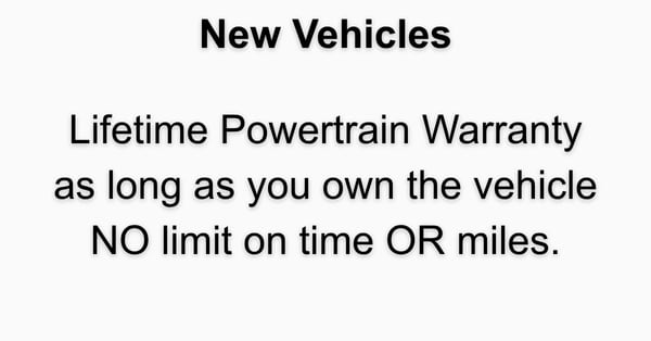 lifetime powertrain warranty